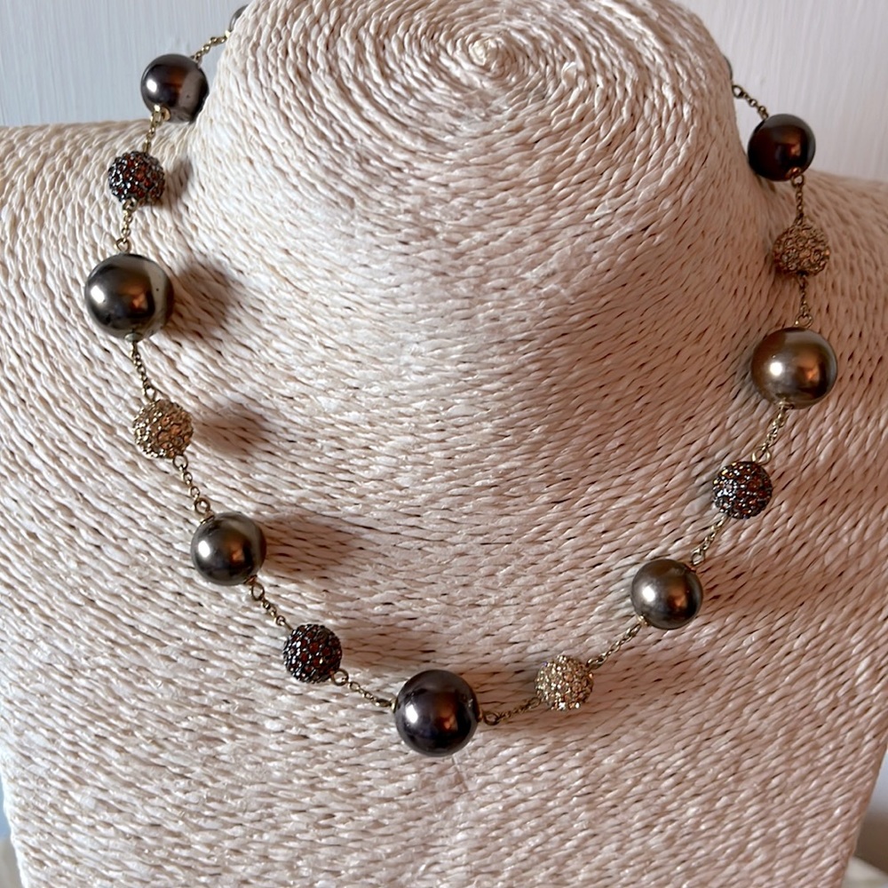 Pearl Crystal Necklace